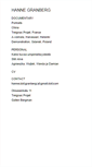 Mobile Screenshot of hannegranberg.com
